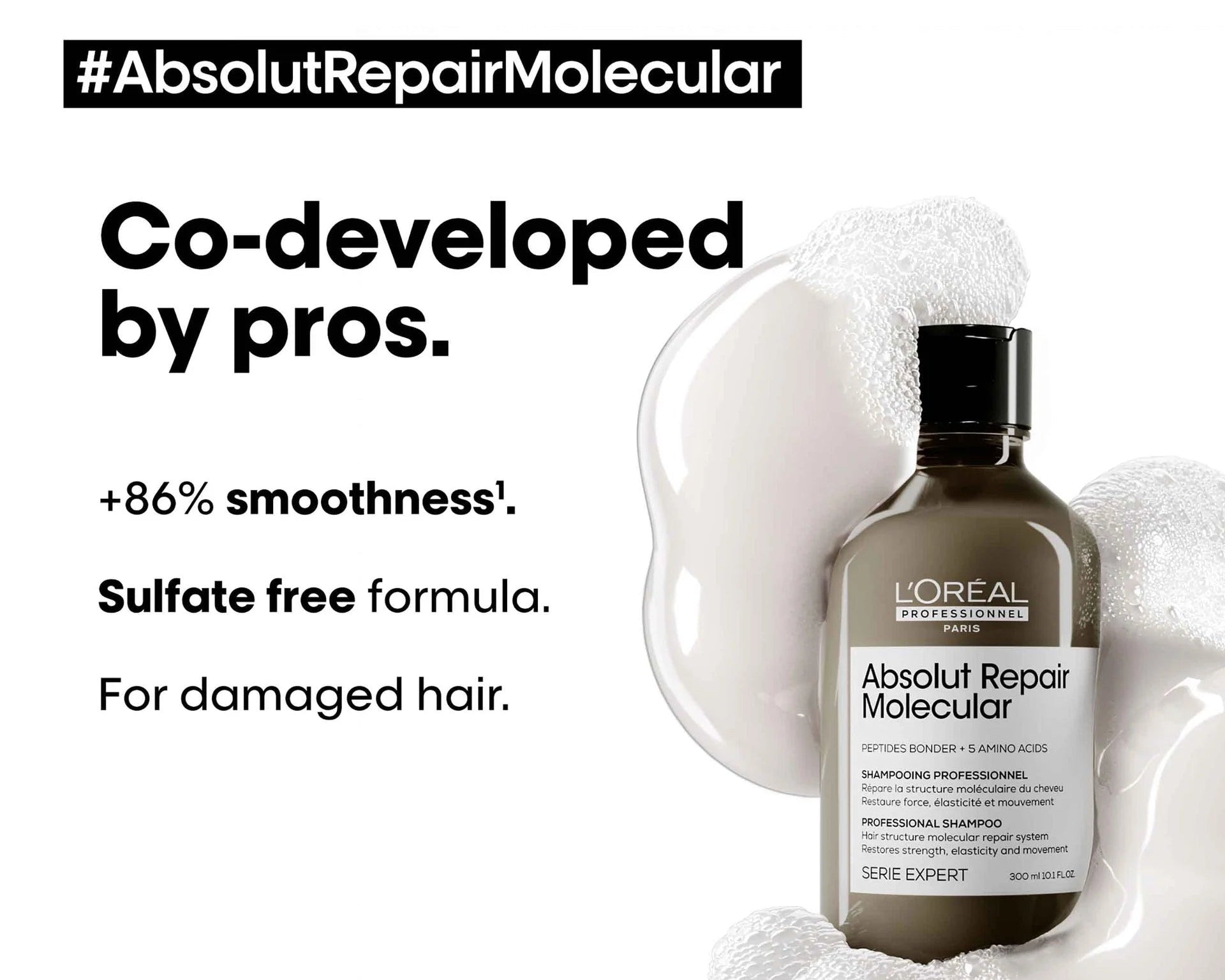 [Absolut Repair Molecular] Shampoo revitalizante instantáneo.