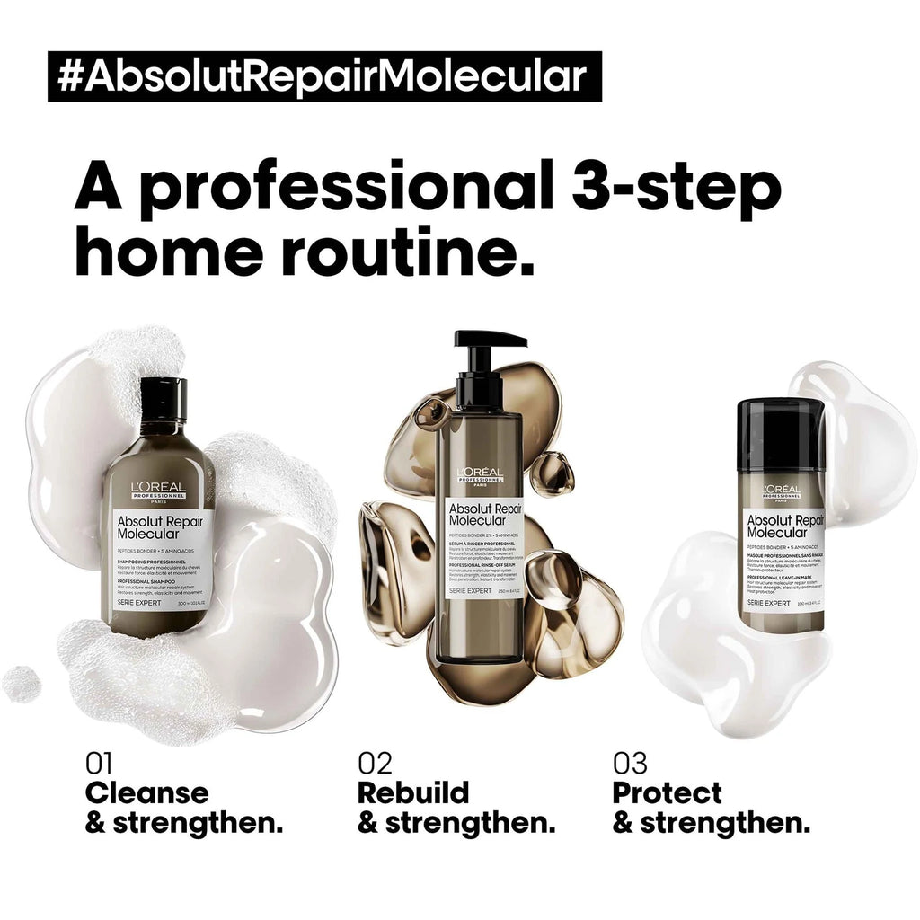 [Absolut Repair Molecular] Sérum con enjuague de reparación molecular para cabello dañado