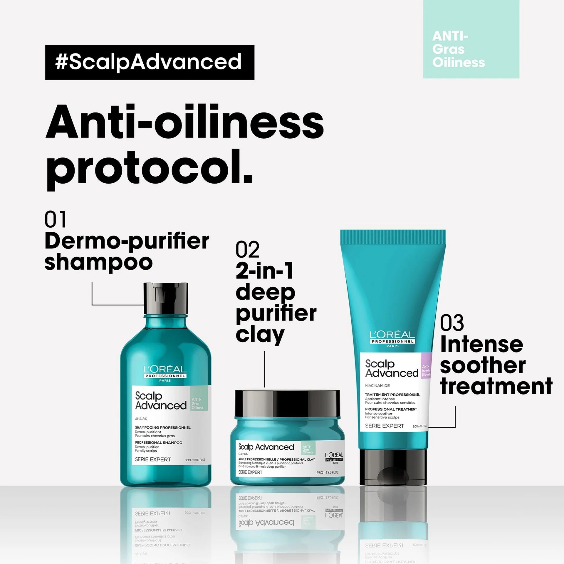 [Scalp Advanced] Serie Expert [Scalp Advanced]: Arcilla purificadora 2 en 1 antigrasa