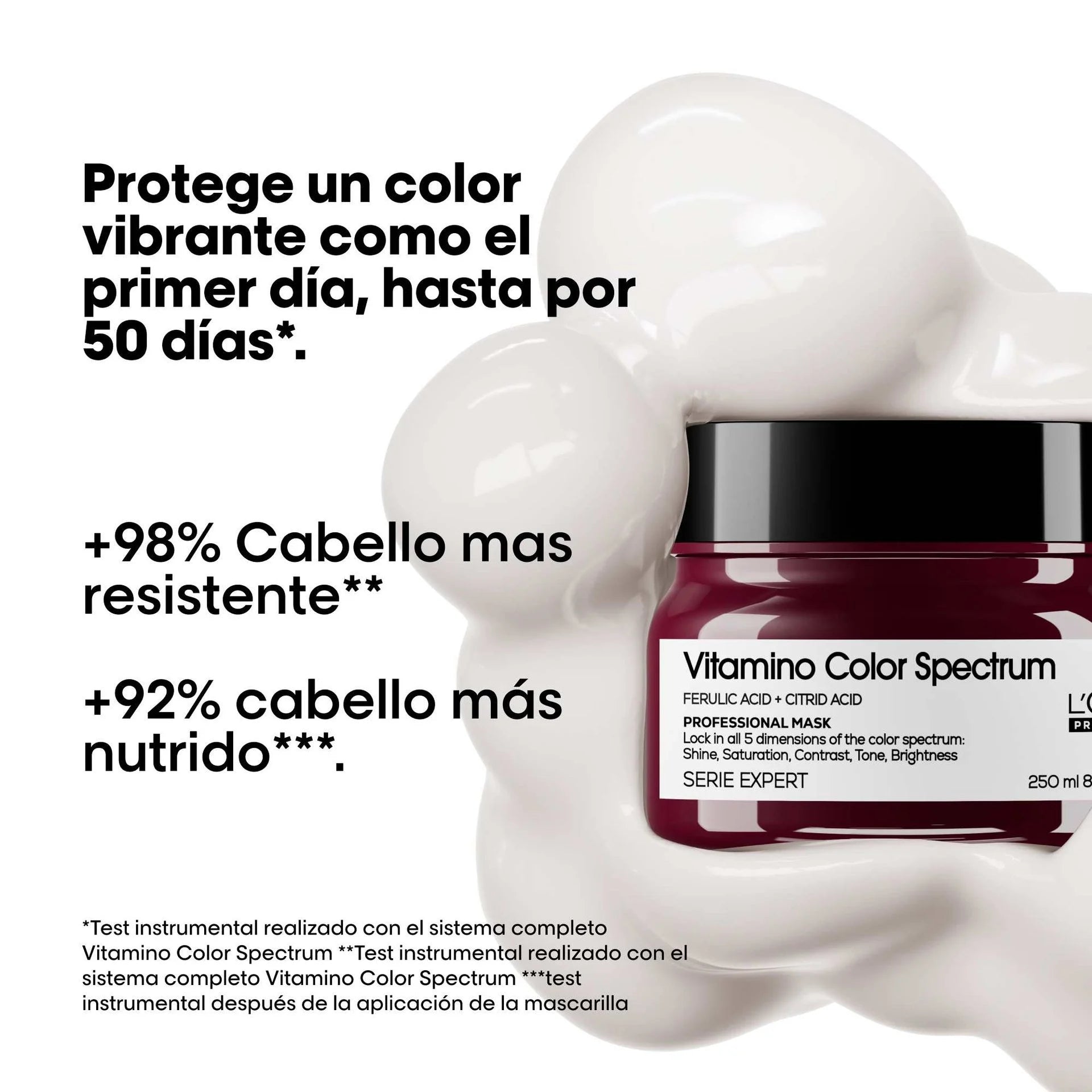 Mascarilla para cabello teñido